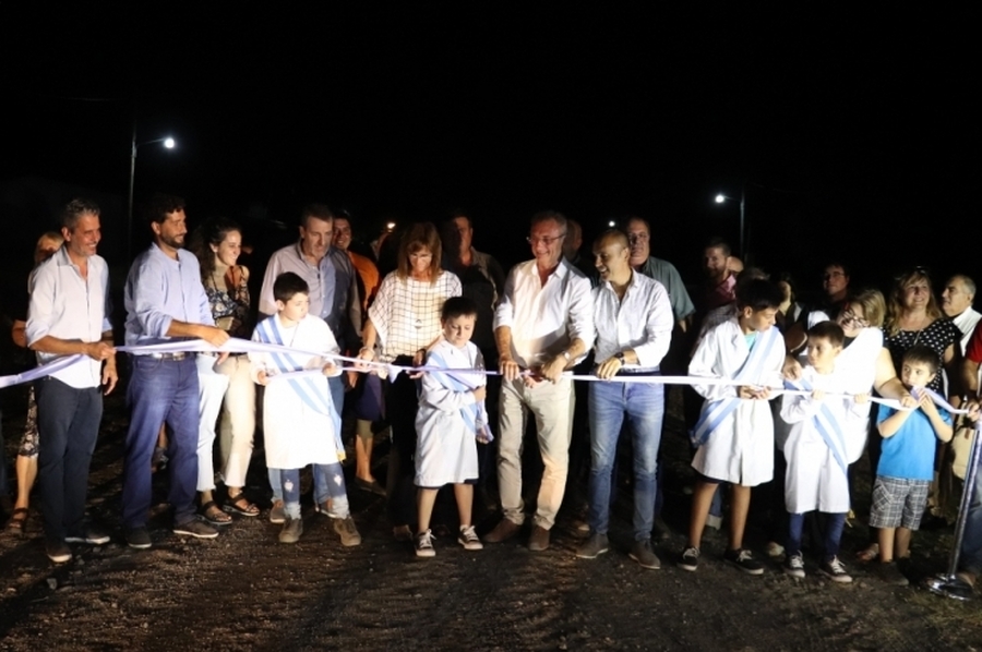 Caminos de la Ruralidad: la Provincia inauguró una traza en el departamento Constitución
