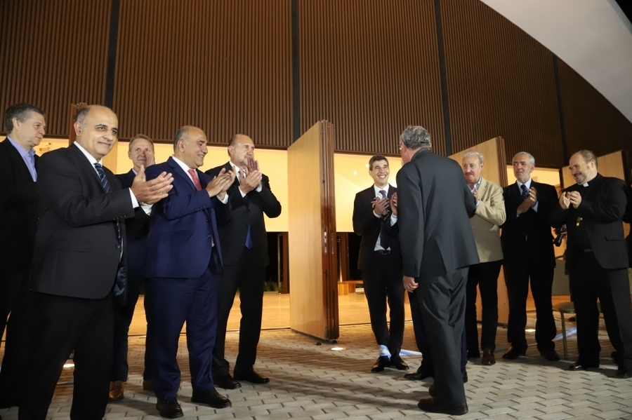 Perotti participó de la inauguración del Espacio de Diálogo Interreligioso de la Fundación Grupo Sancor Seguros