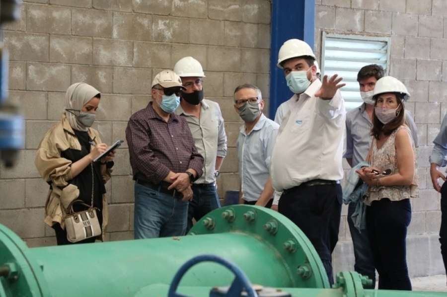 Acueductos: avanzan con los trabajos en la planta potabilizadora de Desvío Arijón - Rafaela