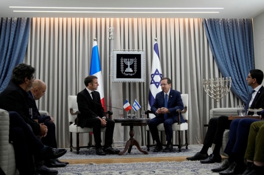 Emmanuel Macron en Israel: el primer objetivo es 