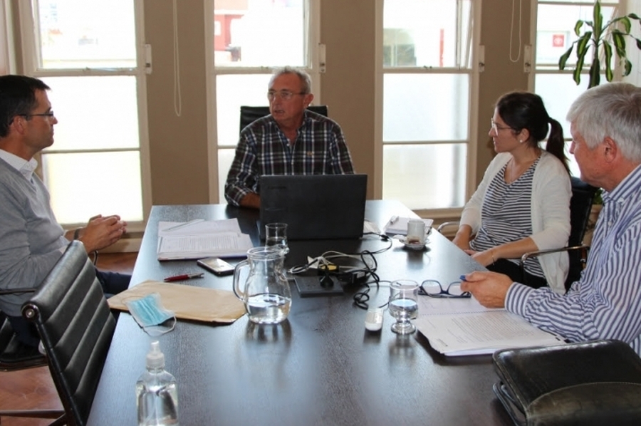 Costamagna mantuvo un encuentro de trabajo con autoridades de la Cooperativa Guillermo Lehmann
