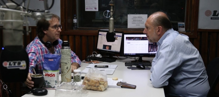 Omar Perotti en estudios con Gustavo Galoppo en Aires del Interior