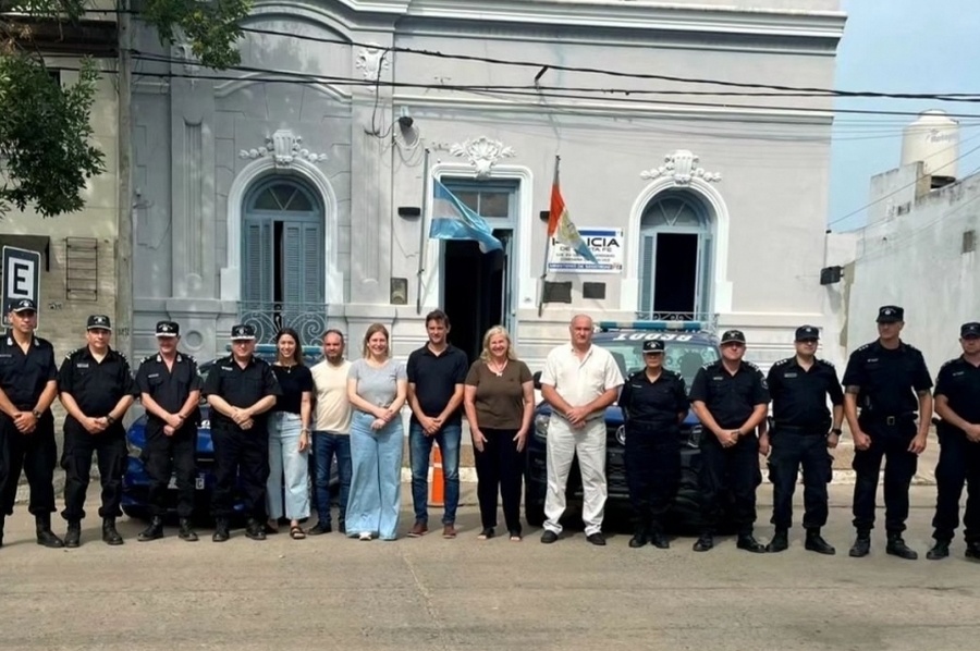 Gisela Scaglia se reunió con la cúpula policial del departamento San Jerónimo