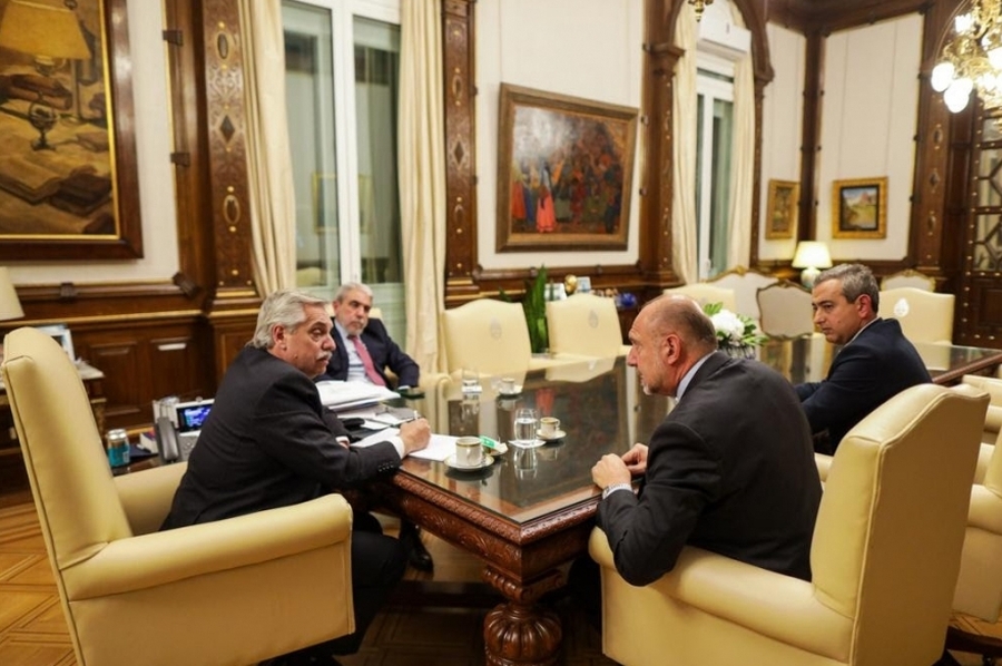 El gobernador Omar Perotti se reunió con el presidente Alberto Fernández para abordar la seguridad en la provincia