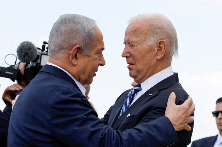Tras el ataque al hospital en Gaza, Joe Biden llegó a Israel y redobla su apoyo para frenar a Hamas