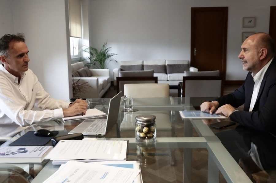 Perotti y Katopodis mantuvieron una reunión de trabajo para analizar  las obras nacionales a realizarse en la provincia