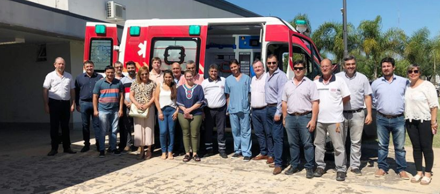 El Hospital de Autogestión de San Cristóbal recibió una nueva ambulancia totalmente equipada