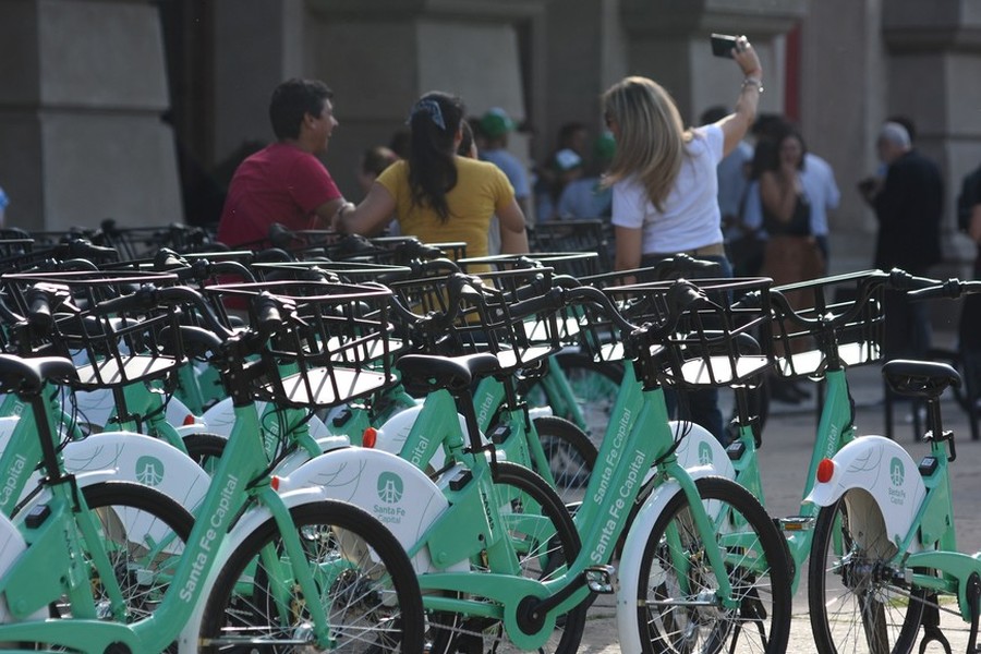 Santa Fe Capital ya cuenta con un sistema de bicicletas públicas