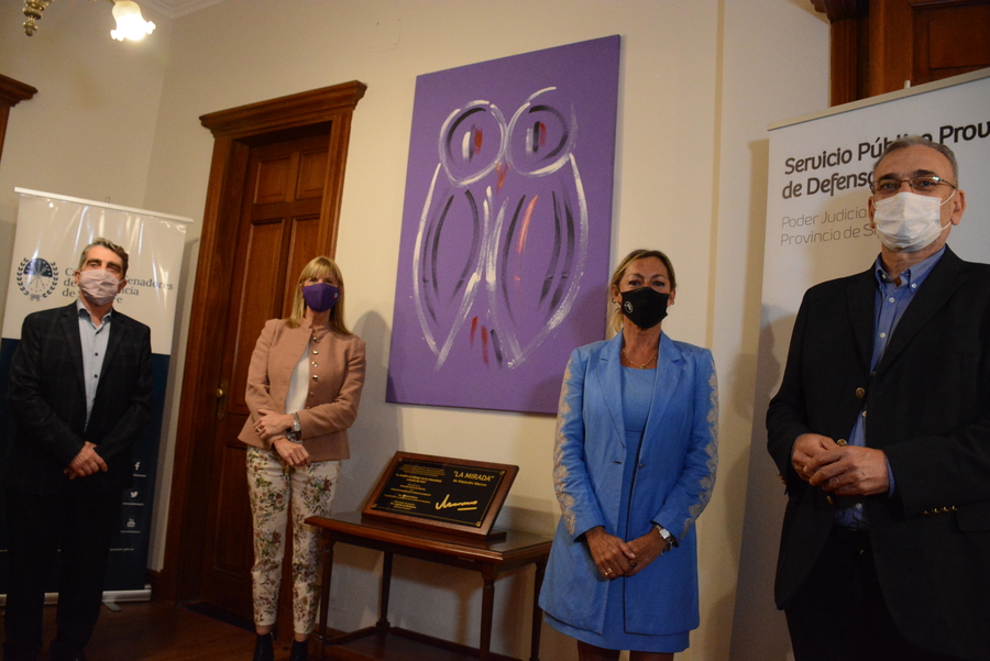 Rodenas y Balangione firmaron el convenio para implementar el Programa “La justicia en diálogo con la comunidad a través del arte”