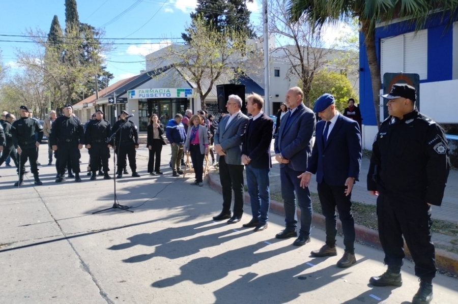 Perotti y Calvo inauguraron el comando radioeléctrico de Sunchales