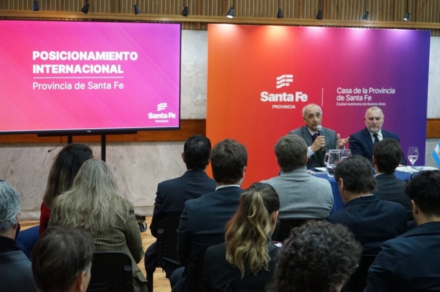 Santa Fe presentó en Buenos Aires su Plan de Posicionamiento Internacional