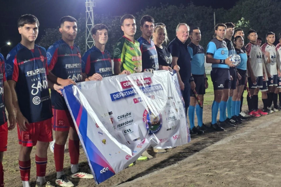 Michlig presente en el inicio de la Copa de Fútbol “Departamento San Cristóbal”