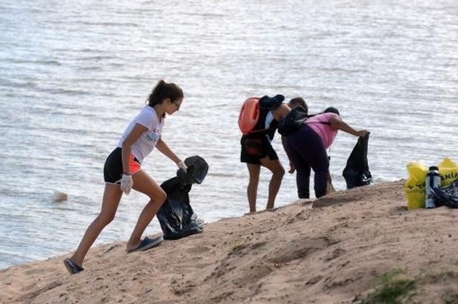 Limpieza de la Setúbal: recolectaron 1240 kilos de residuos