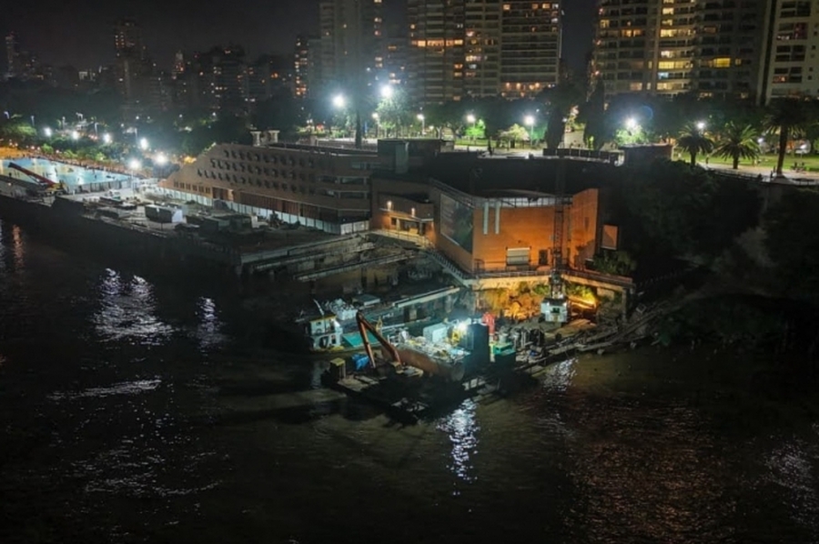 Parque España: la Provincia trabaja día y noche para recuperar uno de los lugares más elegidos por los rosarinos