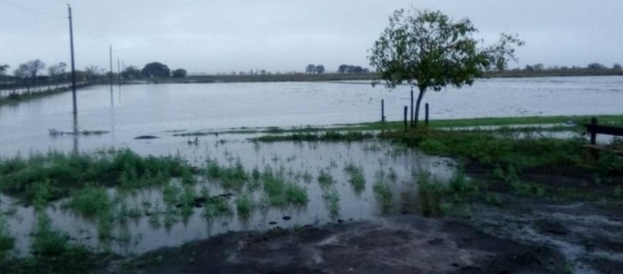 Los departamentos Vera y 9 de Julio afectados por la inundación