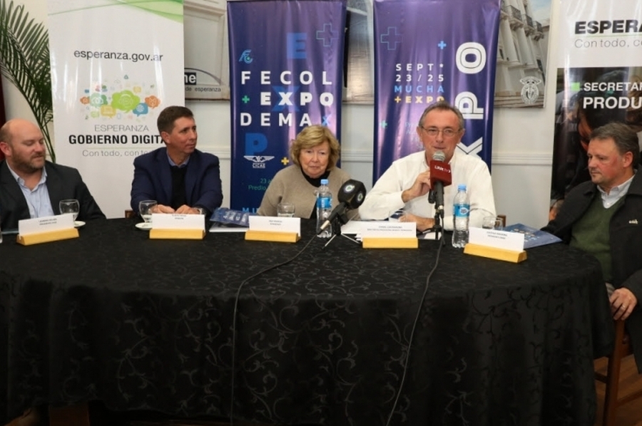 Con importante apoyo de la provincia se realizó el lanzamiento de la exposición esperancina Fecol + Expodema