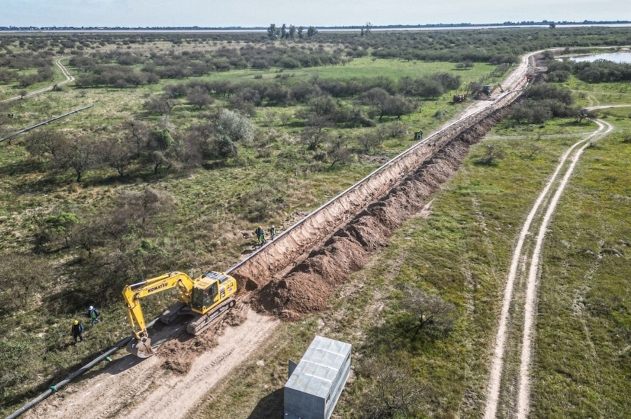 Gasoducto Gran Santa Fe: Provincia avanza en la obra que beneficiará a 250 mil santafesinos