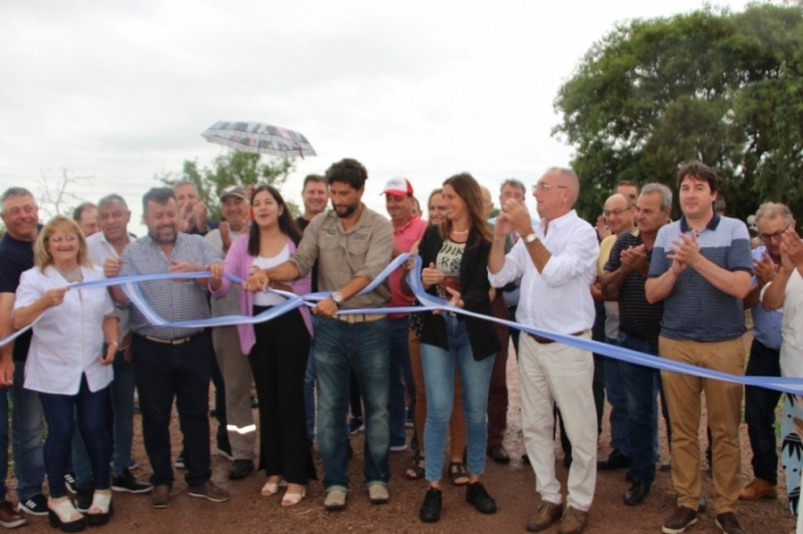 La Provincia inauguró una traza y firmó un nuevo convenio en el departamento San Cristóbal