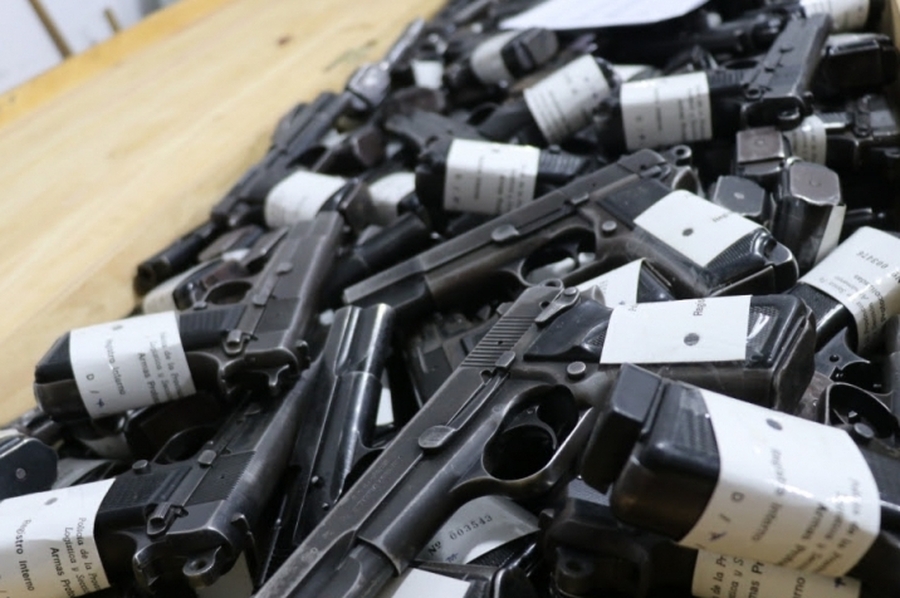 La policía de Santa Fe incautó 314 armas desde comienzo del año