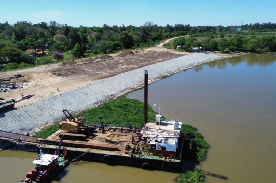Una obra hídrica clave en Santa Fe: Provincia encara la última etapa del Terraplén Garello