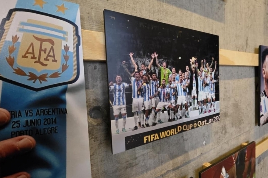 Messi, protagonista de una muestra fotográfica en el Molino Fábrica Cultural