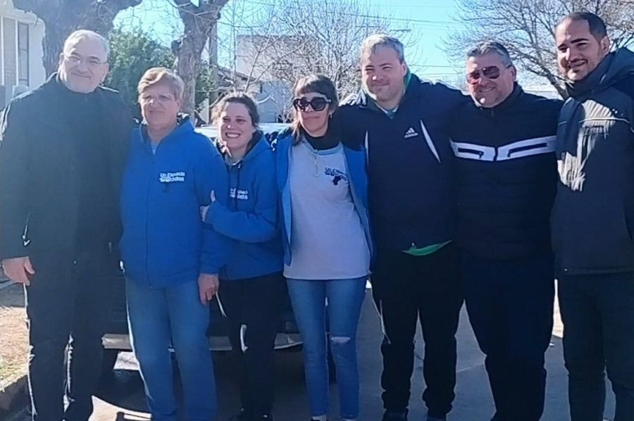 Calvo presente en la largada de la 4ta fecha de Rally en María Juana