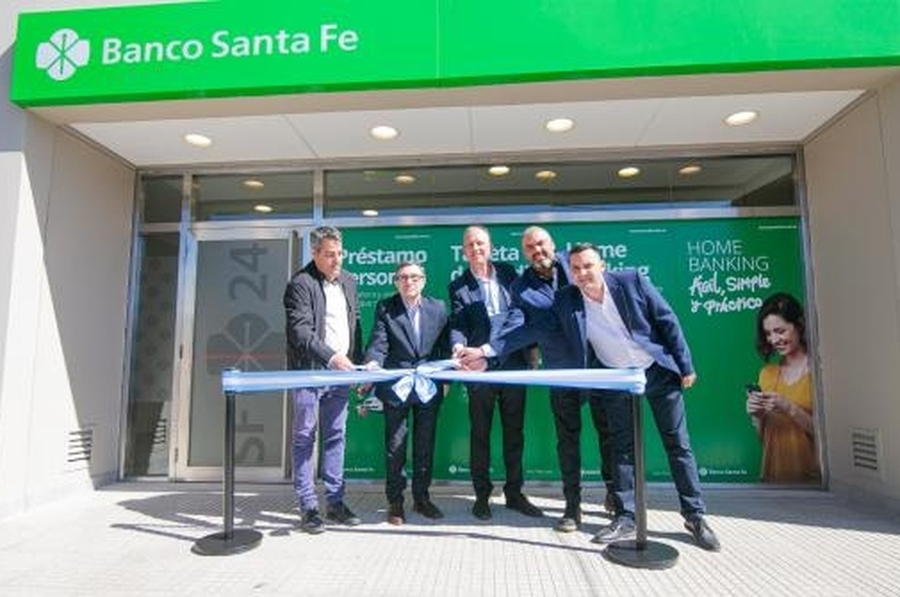 Banco Santa Fe inauguró su sucursal en Pueblo Esther