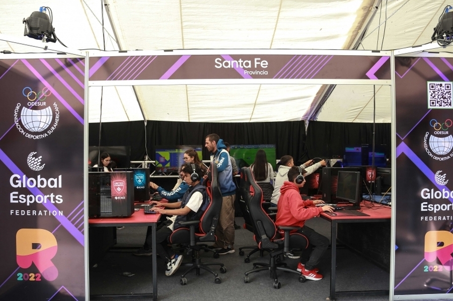 Es un éxito el sector de juegos electrónicos que la provincia aportó a los Juegos Suramericanos de la Juventud