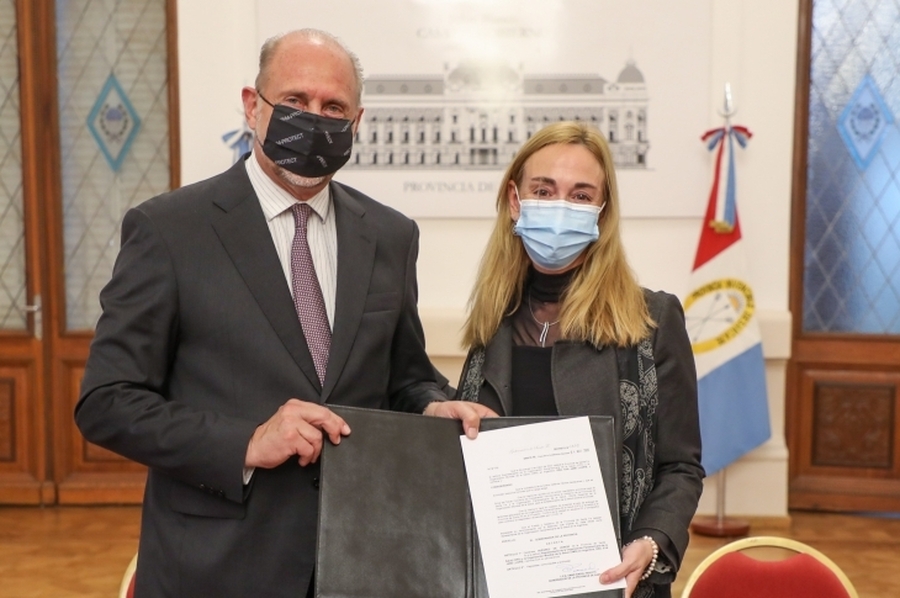 Omar Perotti recibió a la representante de la Organización Panamericana de la Salud en Argentina
