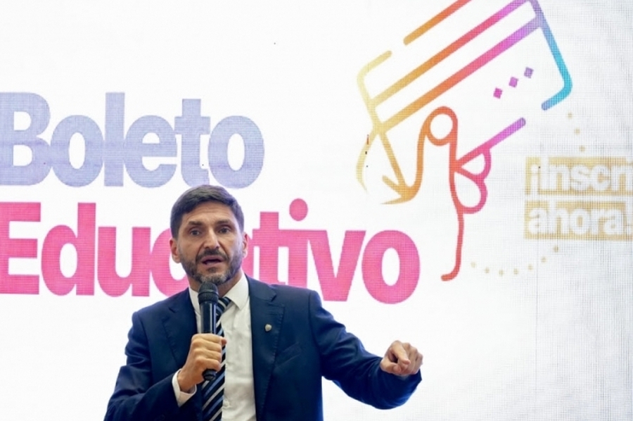 Pullaro lanzó el Boleto Educativo 2026: 