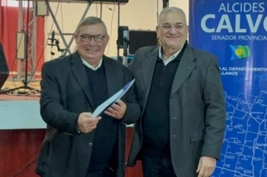 Alcides Calvo fue parte de las patronales por los 144 años de Plaza Clucellas
