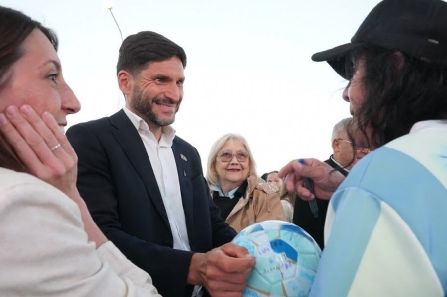 Otra promesa cumplida: Pullaro inauguró la rotonda de las rutas provinciales 13 y 66