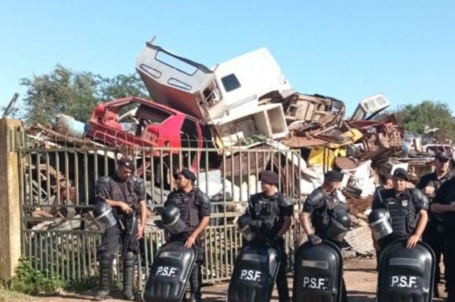 En 9 meses, Provincia incautó 1.200 toneladas de material en controles a chatarrerías