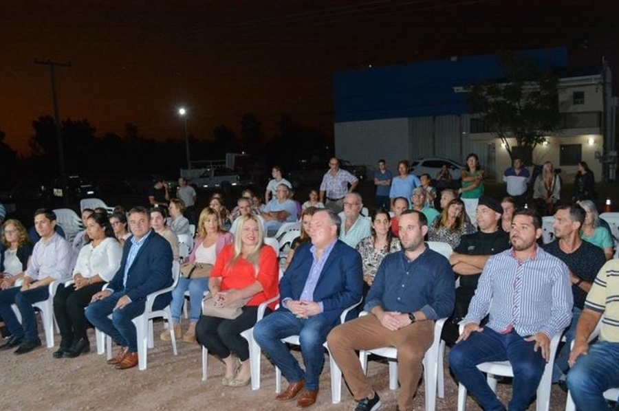 Inauguración de iluminación led en Ceres sobre RN34 y RP17