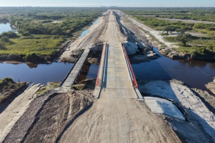 Los cuatro nuevos puentes de la Ruta 98s entre Moussy y La Sarita ya alcanzan el 98% de avance