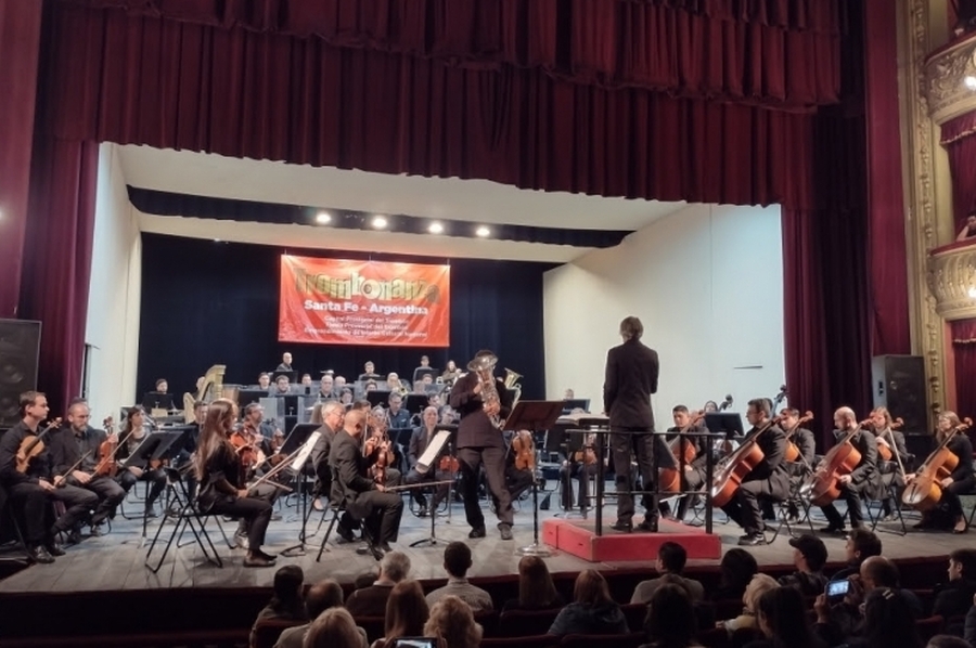 La Sinfónica Santafesina participó de la 21° edición de Trombonanza