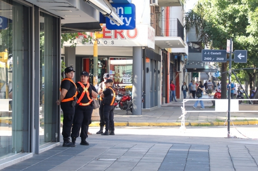 Compras de fin de año: refuerzan la seguridad en las principales arterias comerciales de la ciudad de Santa Fe