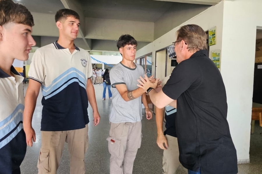 Inversión en infraestructura y equipamiento escolar del departamento San Justo