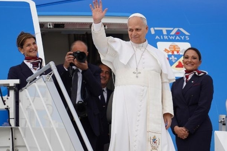 El Papa León XIV inicia su tercer viaje apostólico con primera escala en Argelia