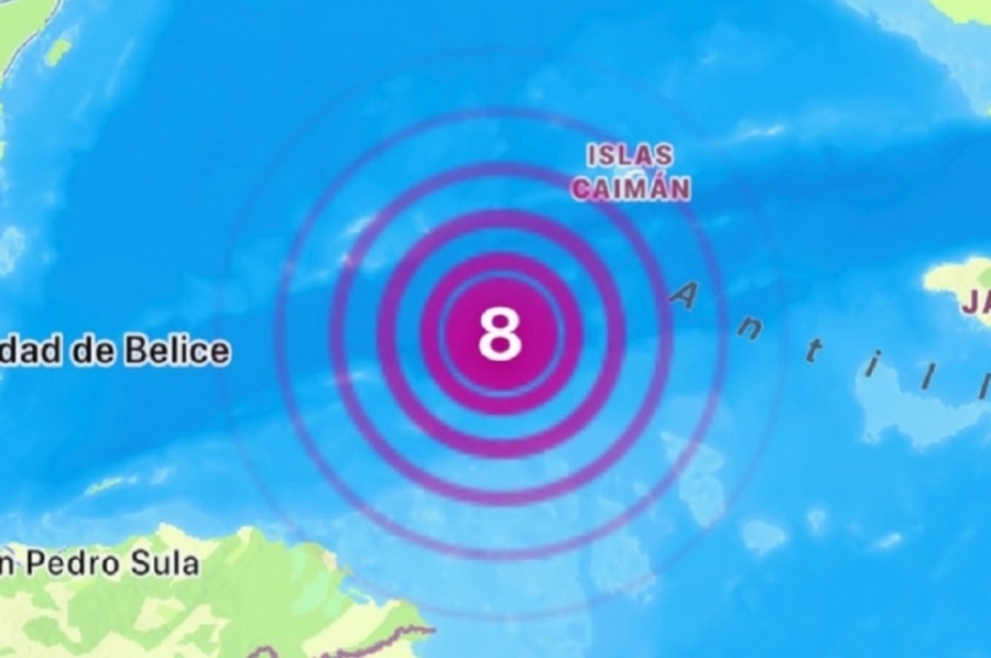 Terremoto de magnitud 8 sacudió Islas Caimán: hay alerta de tsunami en Centroamérica y el Caribe