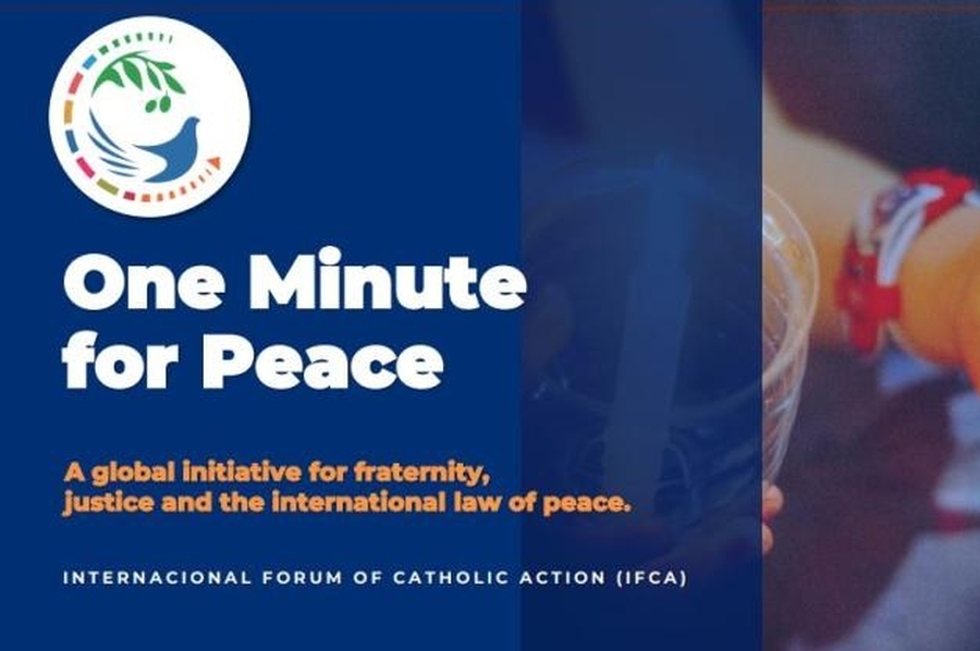 Convocan a participar de “Un Minuto por la Paz” en todo el mundo