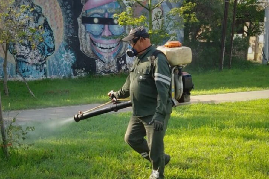 Comenzó el operativo de fumigación municipal: ¿Qué espacios verdes se intervendrán este mes?