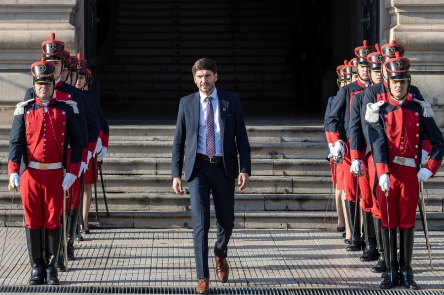 Pullaro encabezó el acto de celebración de los 50 años de la Unidad Especial Casa de Gobierno