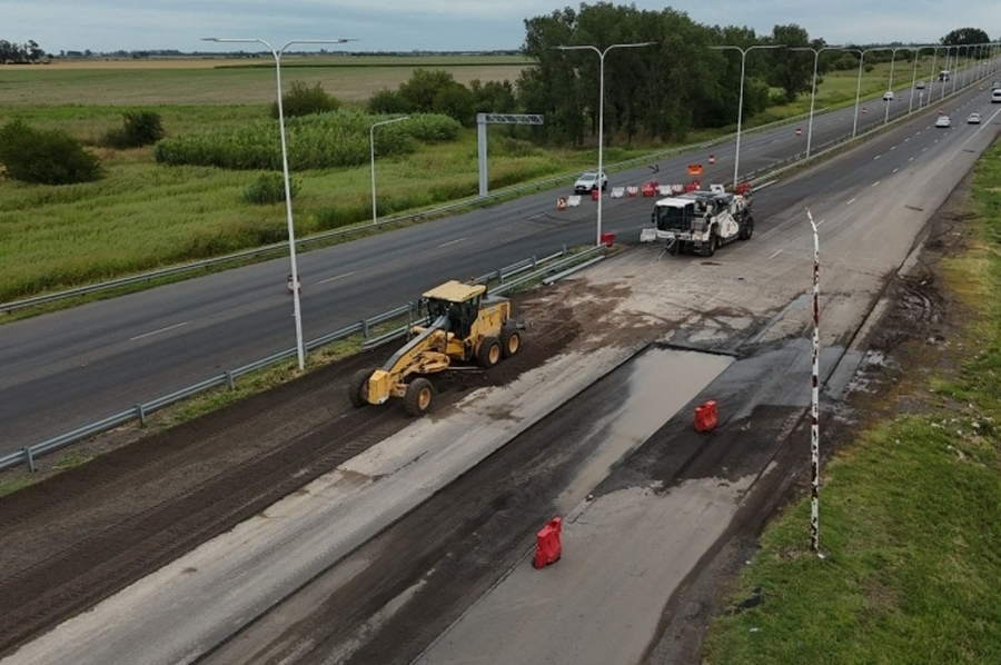 Autopista Rosario-Santa Fe: el Gobierno Provincial ya completó la construcción de los tres carriles en la mano hacia Rosario