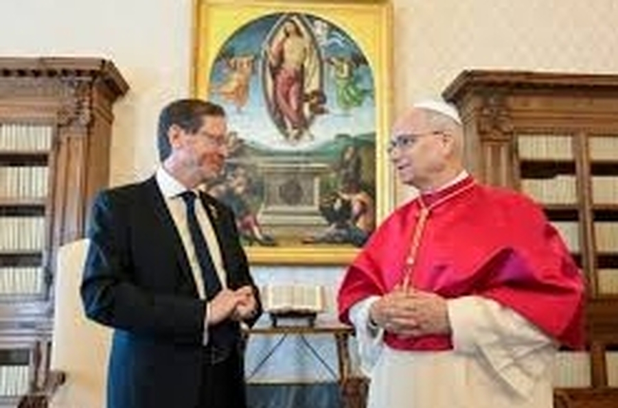 El Papa recibió a Herzog: urgente alto el fuego y entrada de ayuda humanitaria en Gaza