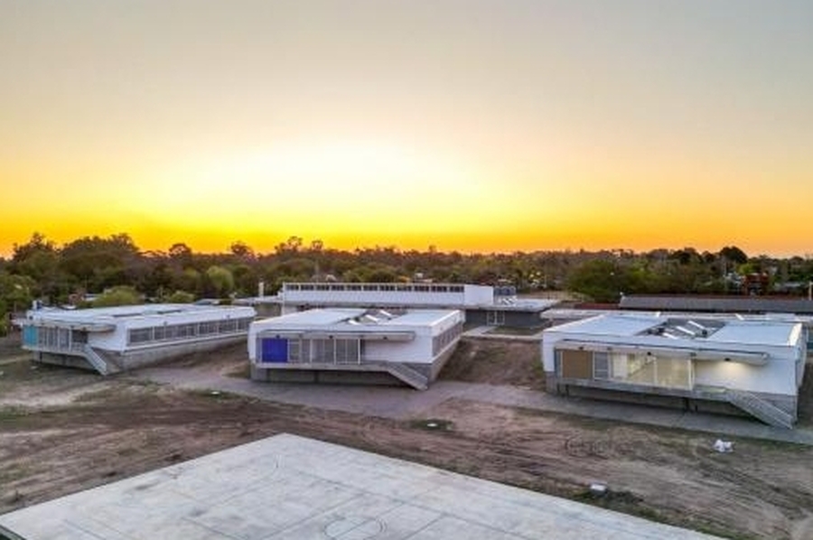 Se inaugura el nuevo edificio de la escuela Primaria “Fray Francisco de Paula Castañeda” de Rincón