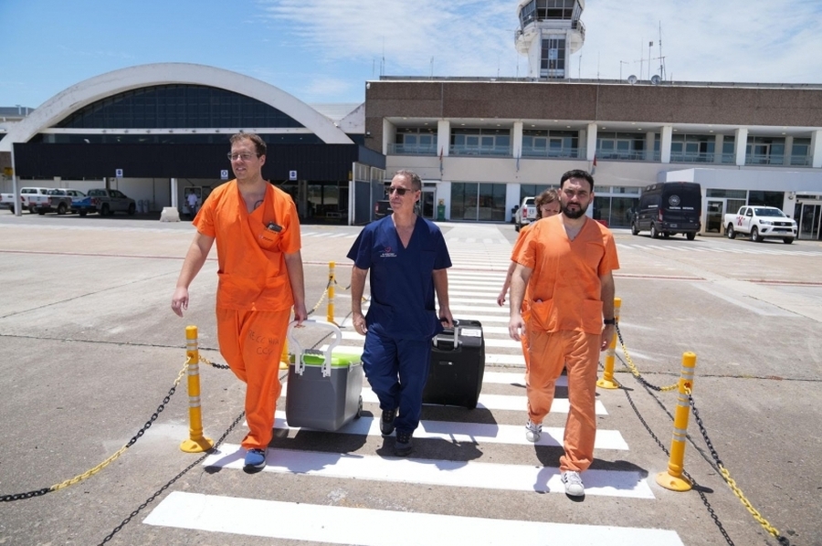 El Aeropuerto Internacional de Rosario volvió a funcionar con un vuelo sanitario clave para un operativo de donación de órganos
