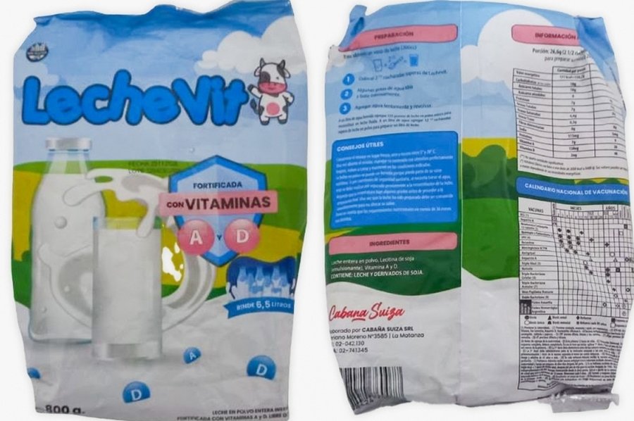 La Assal emitió una alerta alimentaria de la leche en polvo “Lechevit”