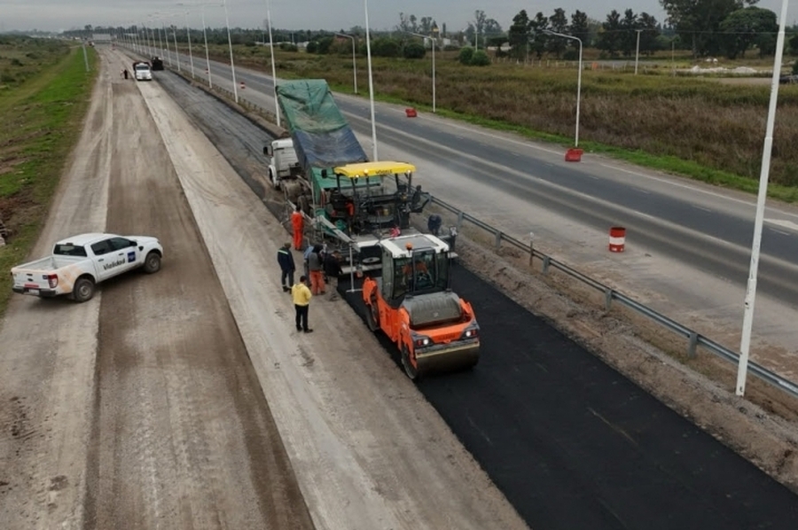 Avanza a buen ritmo la obra del tercer carril de la autopista Rosario-Santa Fe