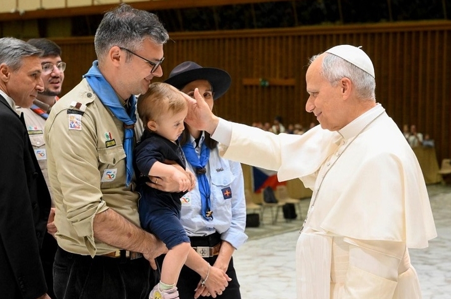 León XIV destacó el valor educativo y humano del escultismo ante miles de scouts europeos